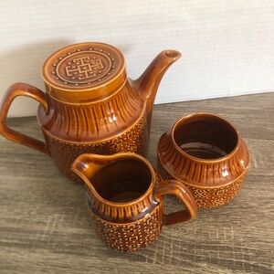 Vtg Sadler England MCM Ceramic Tea Set